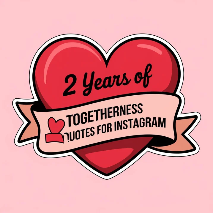 2 Years of Togetherness Short Quotes for Instagram