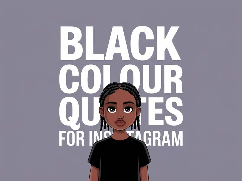 Black Colour Quotes for Instagram