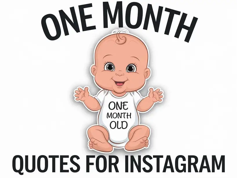 One Month Baby Quotes for Instagram